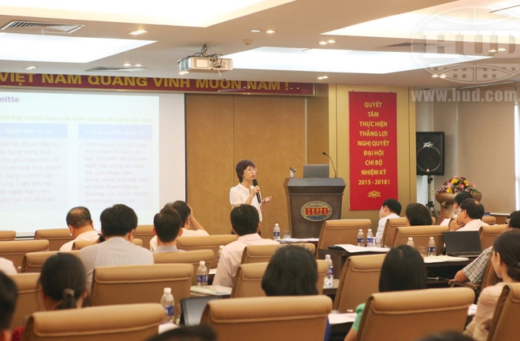 Tổng công ty phối hợp với Công ty Kiểm toán Deloitte tổ chức Hội nghị tập huấn nghiệp vụ chế độ kế toán Doanh nghiệp