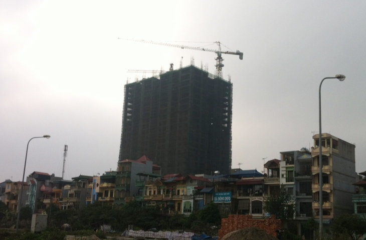 Tiến độ Dự án Golden Palace: Đổ bê tông sàn tầng 25