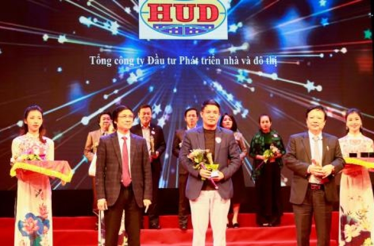 HUD trong Top 10 Thương hiệu tiêu biểu ngành Xây dựng năm 2019