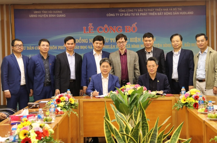 Công ty HUD Land đầu tư dự án Khu dân cư mới tại Bình Giang, tỉnh Hải Dương