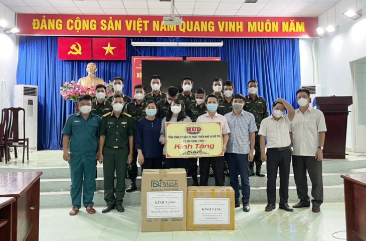 HUD tiếp tục tham gia ủng hộ  vật chất, tinh thần cho công tác phòng chống dịch bệnh Covid-19