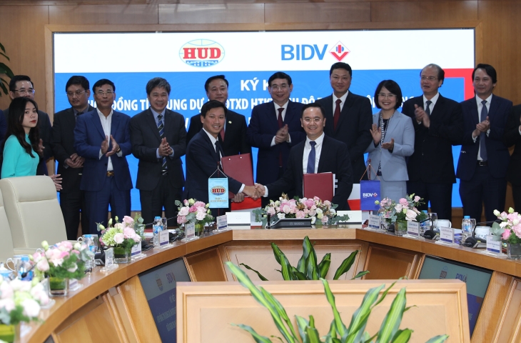 HUD và BIDV ký hợp đồng tín dụng tài trợ dự án