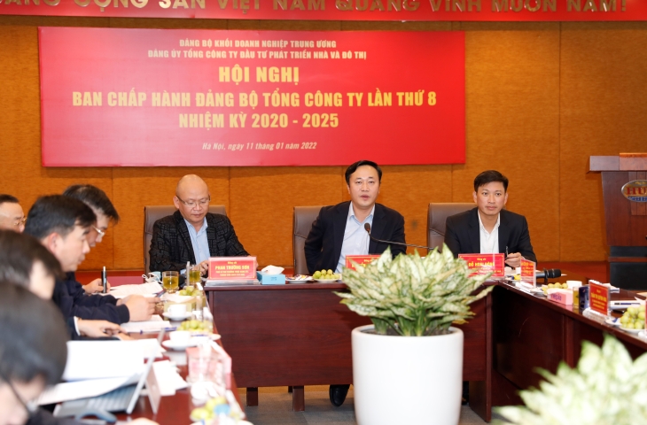 Tổng công ty HUD tổ chức Hội nghị Ban Chấp hành Đảng bộ Tổng công ty lần thứ VIII