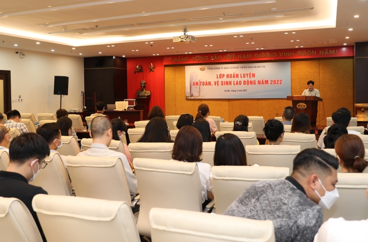 HUD tổ chức lớp Huấn luyện ANVSTLĐ năm 2022