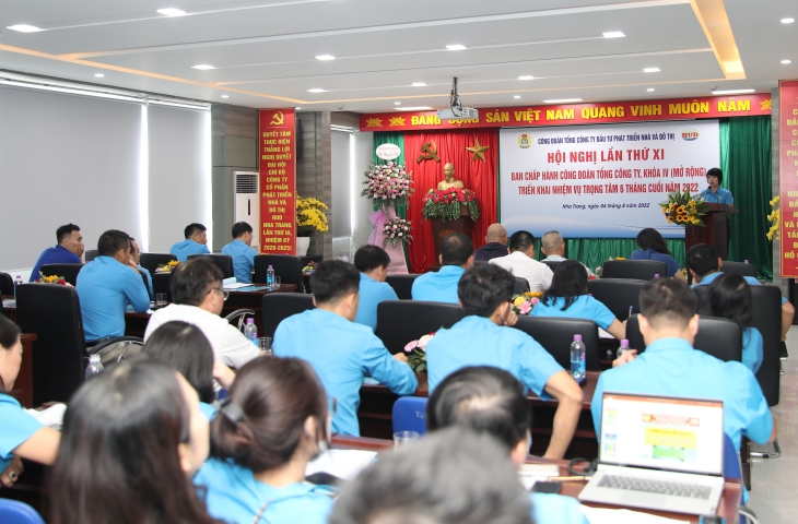 Công đoàn Tổng công ty HUD tổ chức Hội nghị Ban chấp hành lần thứ XI, khóa IV (mở rộng)