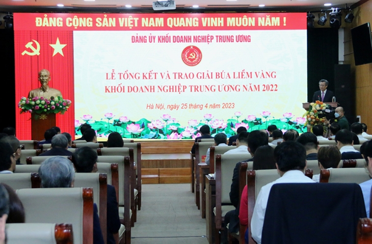 Giải Búa liềm vàng Khối Doanh nghiệp Trung ương năm 2022: BÀI VIẾT CỦA ĐỒNG CHÍ BÍ THƯ ĐẢNG UỶ HUD ĐƯỢC BAN TỔ CHỨC TRAO GIẢI BA