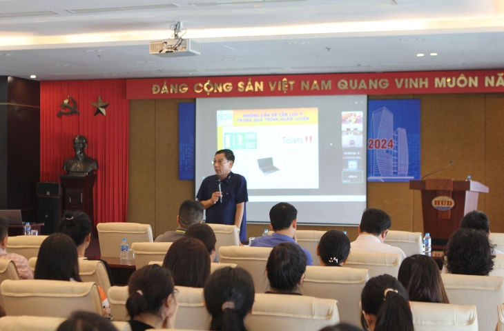 Tổng công ty HUD tổ chức lớp huấn luyện an toàn, vệ sinh lao động năm 2024