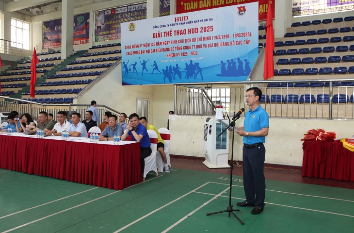 Giải thể thao HUD năm 2025: Sôi nổi - Đoàn kết - Lan tỏa tinh thần thi đua hướng tới chào mừng Đại hội đại biểu Đảng bộ Tổng công ty HUD lần thứ VI