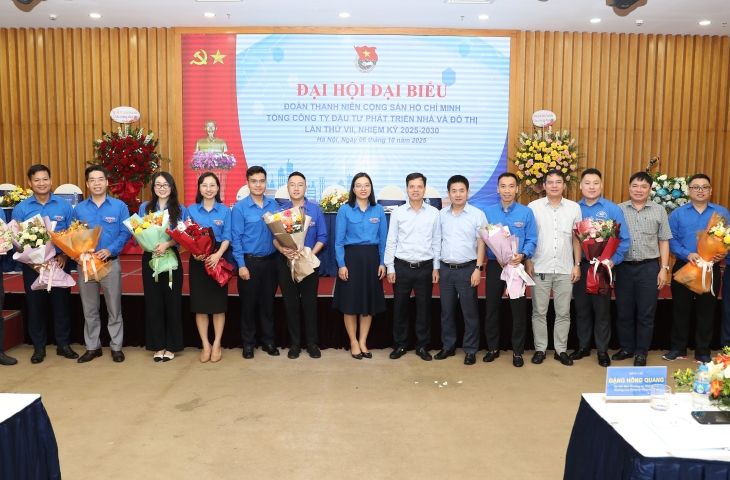 Đoàn Tổng công ty Đầu tư phát triển nhà và đô thị tổ chức thành công Đại hội đại biểu lần thứ VII, nhiệm kỳ 2025 - 2030