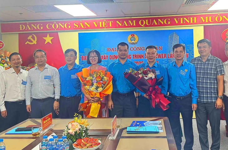 Công đoàn Ban QLDA XDCT HUDTOWER tổ chức Đại hội lần thứ V, nhiệm kỳ 2025-2030