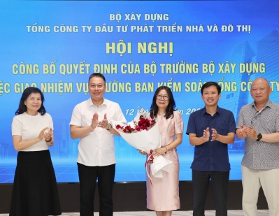 Hội nghị công bố quyết định của Bộ trưởng Bộ Xây dựng về việc giao nhiệm vụ Trưởng ban Kiểm soát Tổng công ty HUD