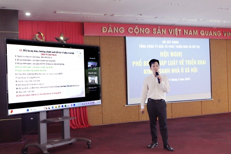Tổng công ty tổ chức Hội nghị phổ biến pháp luật về triển khai kinh doanh nhà ở xã hội: Hướng tới mục tiêu phát triển bền vững và an sinh xã hội