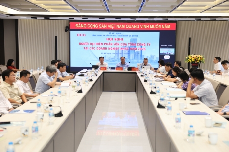 HUD tổ chức Hội nghị Người đại diện phần vốn tại các doanh nghiệp khác năm 2026